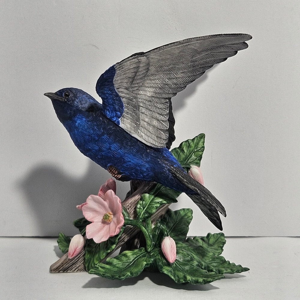Lenox Purple Martin Garden Bird Collection Porcelain Figurine 1994 Blue Bird